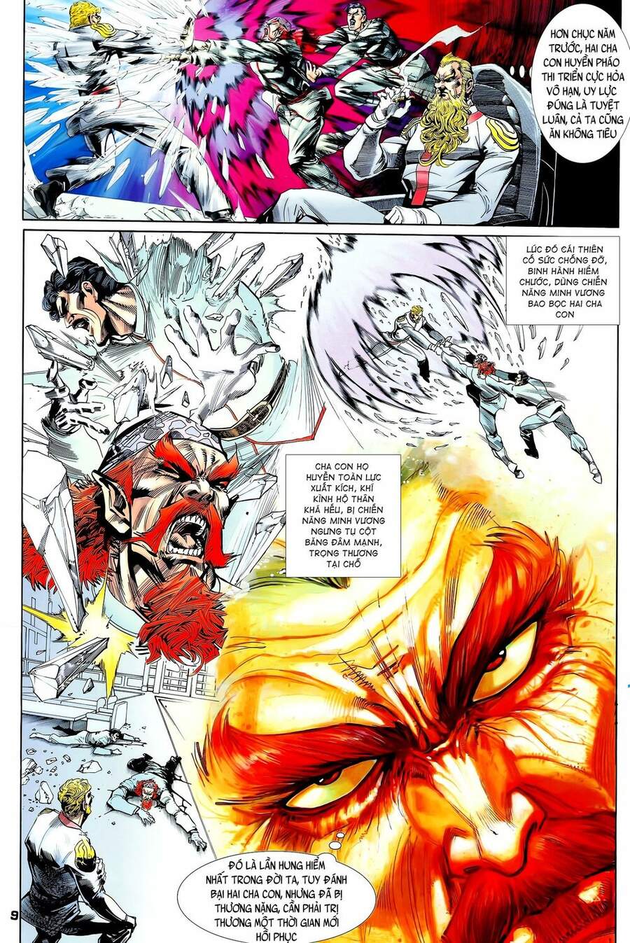Truyện Tranh Long Hổ 5 Thế trang 8