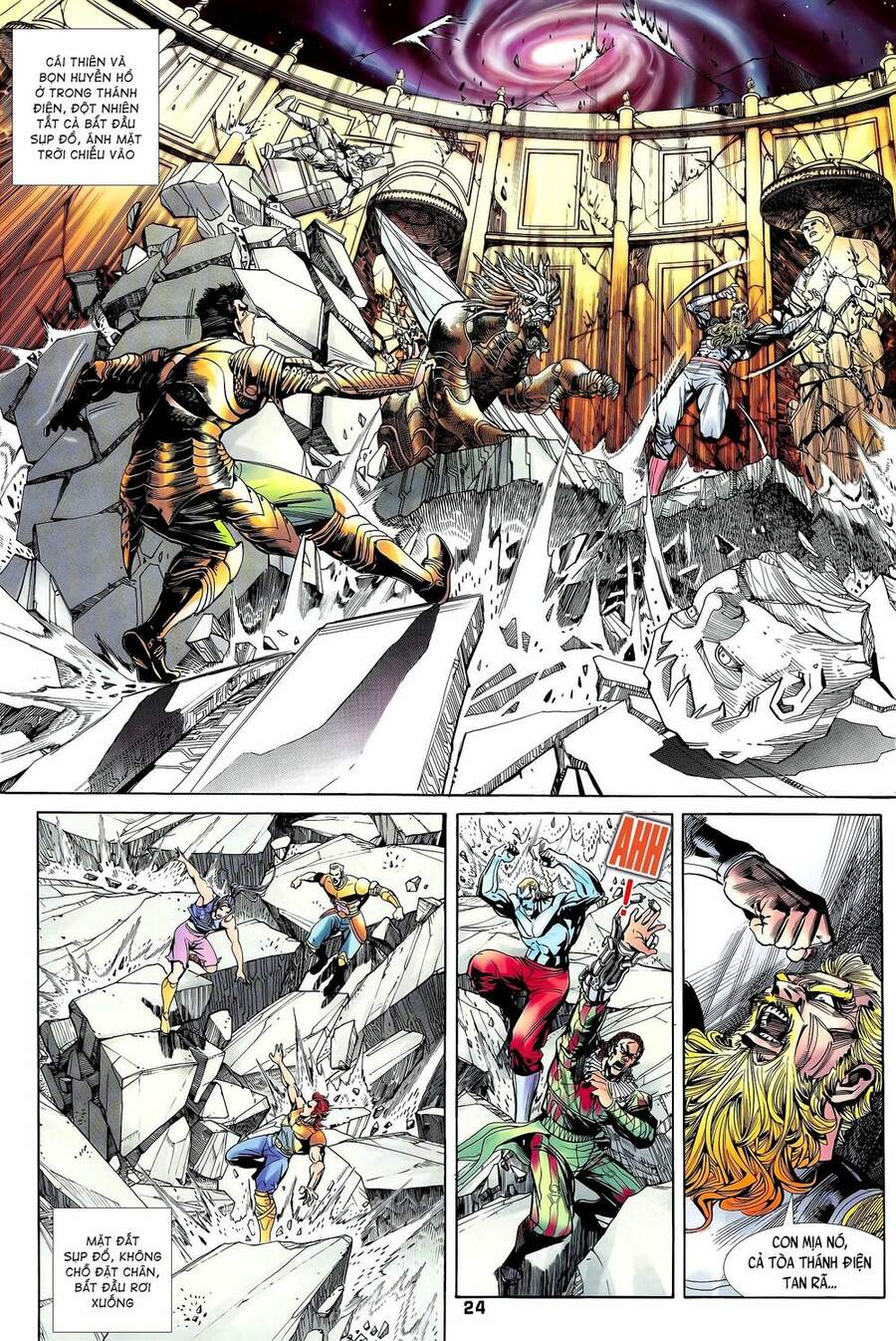 Truyện Tranh Long Hổ 5 Thế trang 8