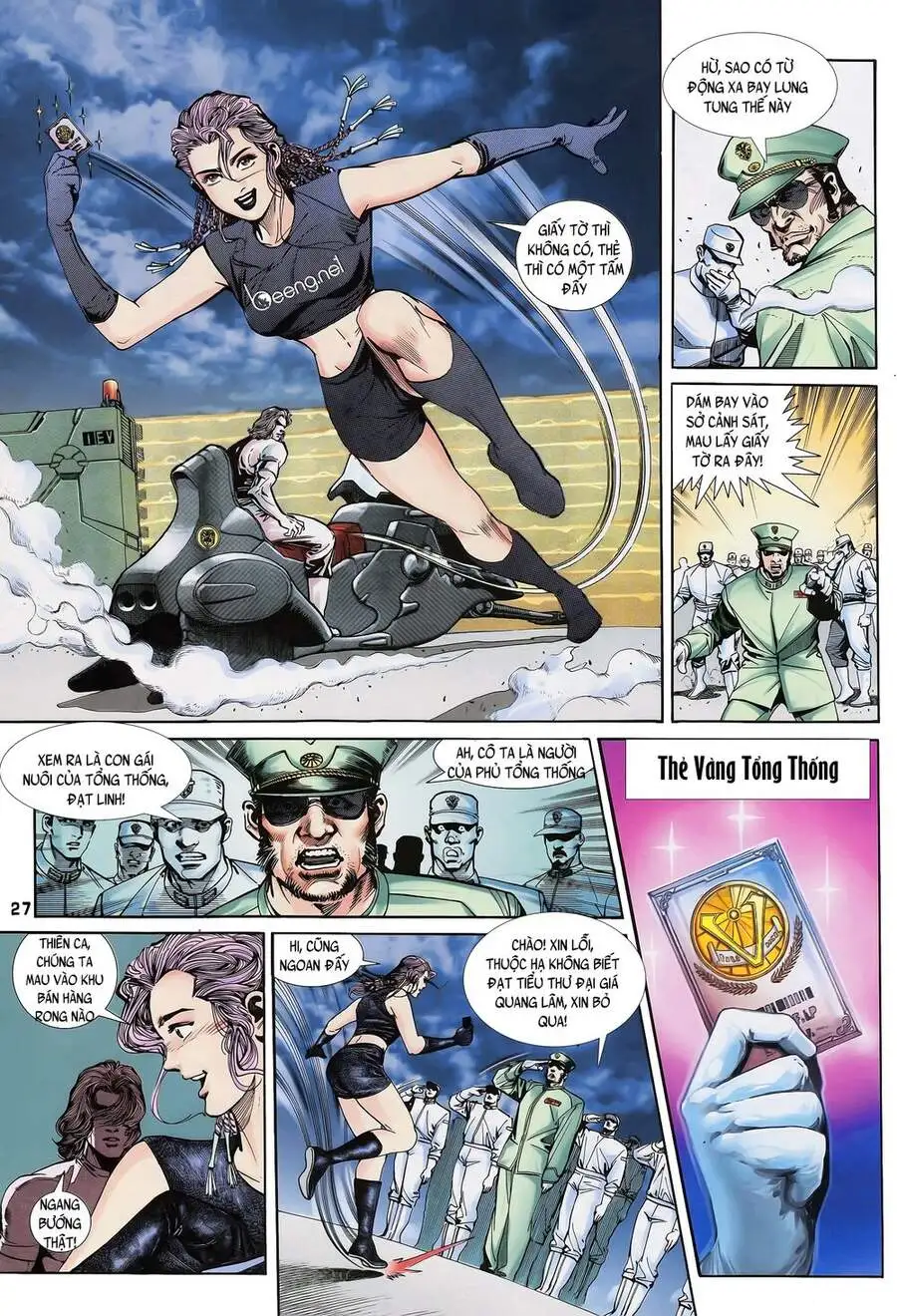 Truyện Tranh Long Hổ 5 Thế trang 8