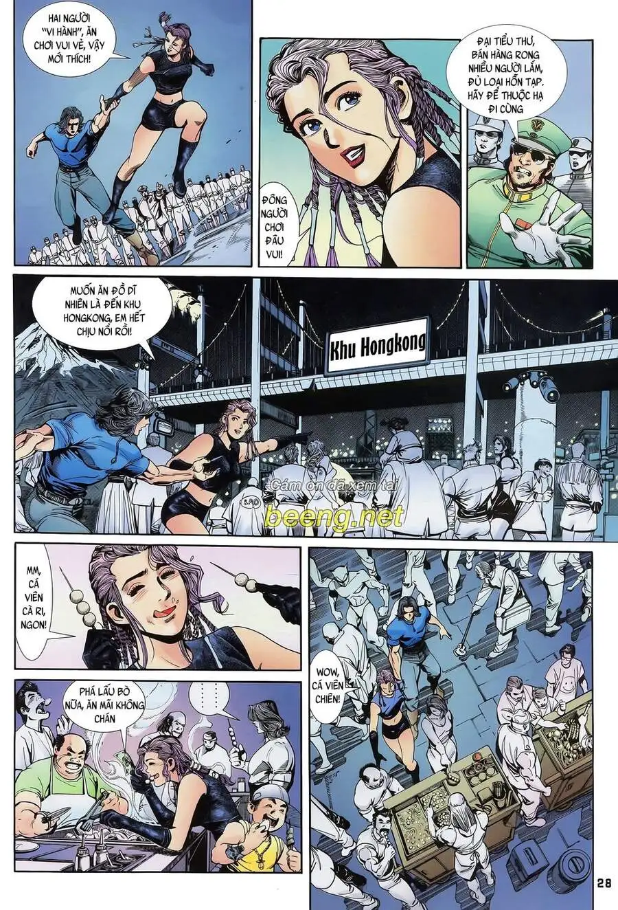 Truyện Tranh Long Hổ 5 Thế trang 8