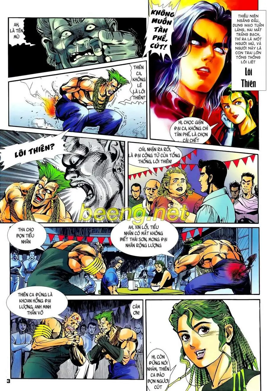 Truyện Tranh Long Hổ 5 Thế trang 8