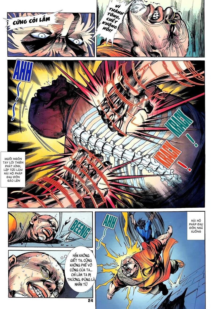 Truyện Tranh Long Hổ 5 Thế trang 8