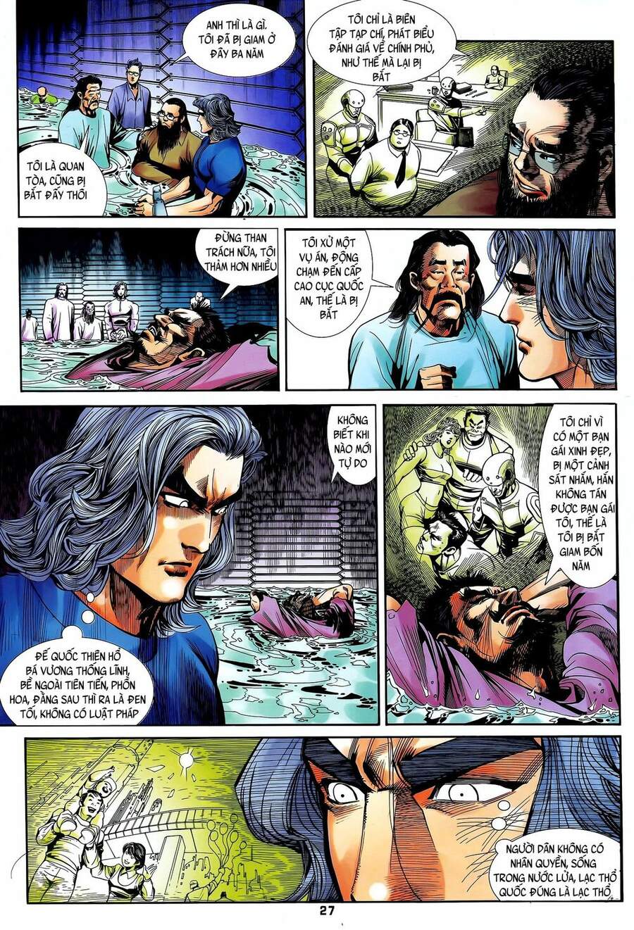 Truyện Tranh Long Hổ 5 Thế trang 8