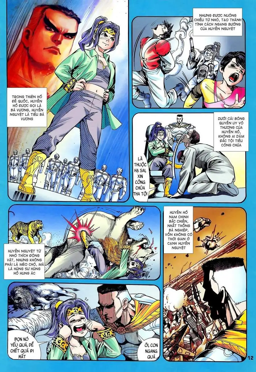 Truyện Tranh Long Hổ 5 Thế trang 8