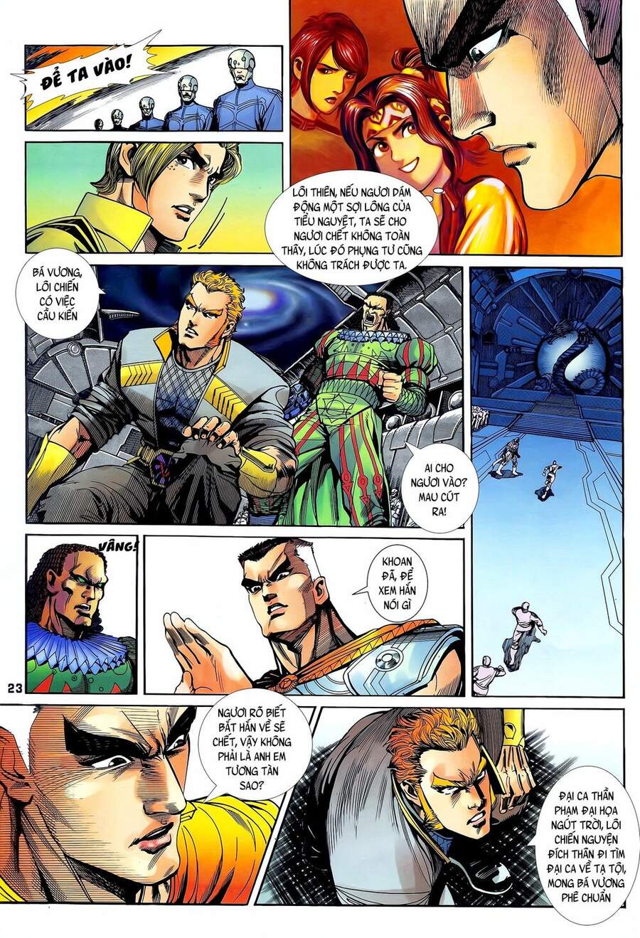 Truyện Tranh Long Hổ 5 Thế trang 8