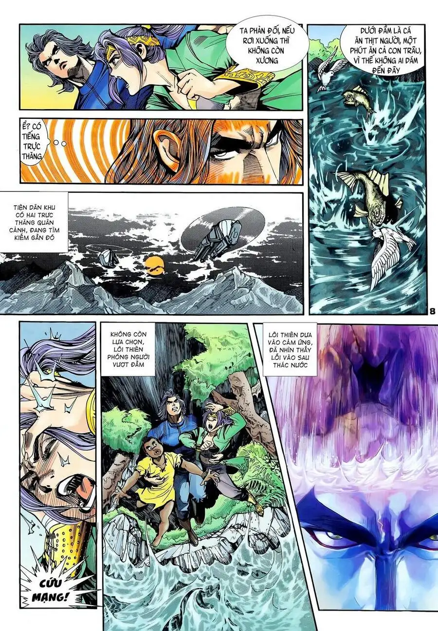 Truyện Tranh Long Hổ 5 Thế trang 8
