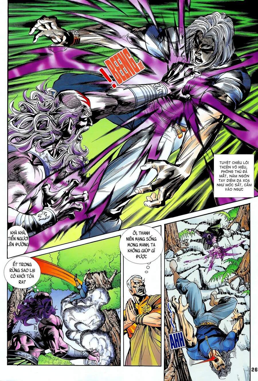 Truyện Tranh Long Hổ 5 Thế trang 8