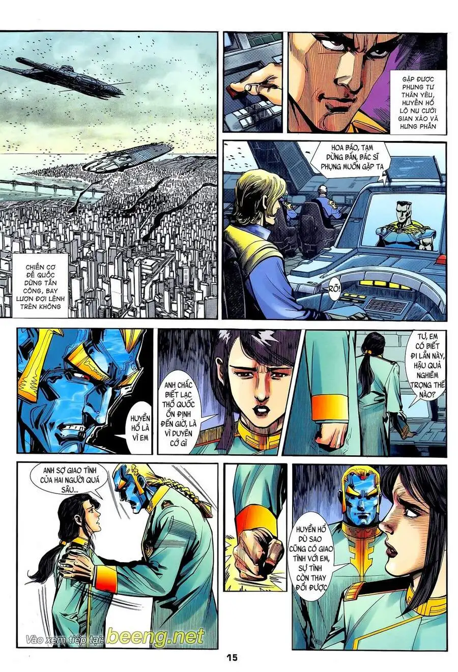 Truyện Tranh Long Hổ 5 Thế trang 8