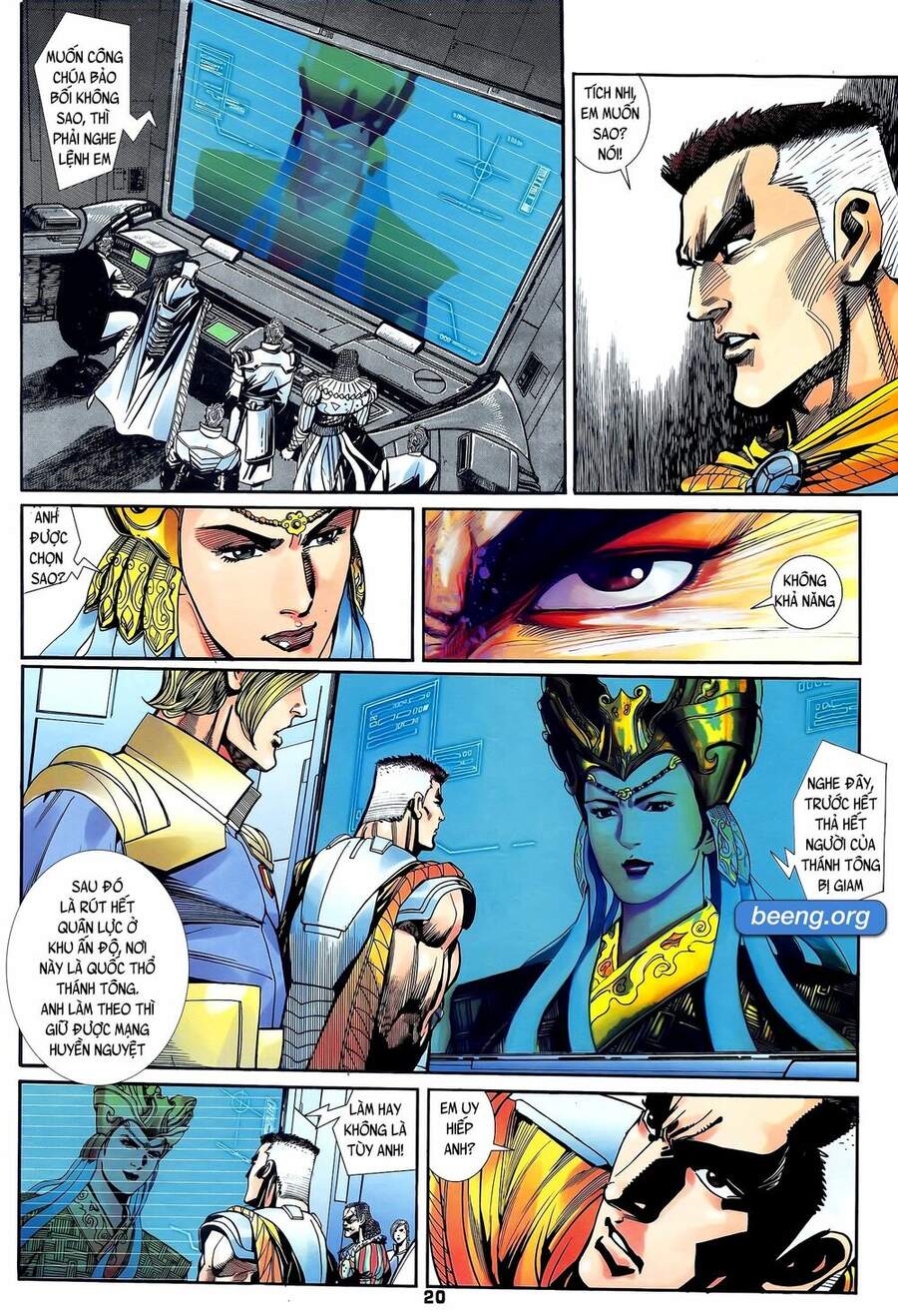 Truyện Tranh Long Hổ 5 Thế trang 8