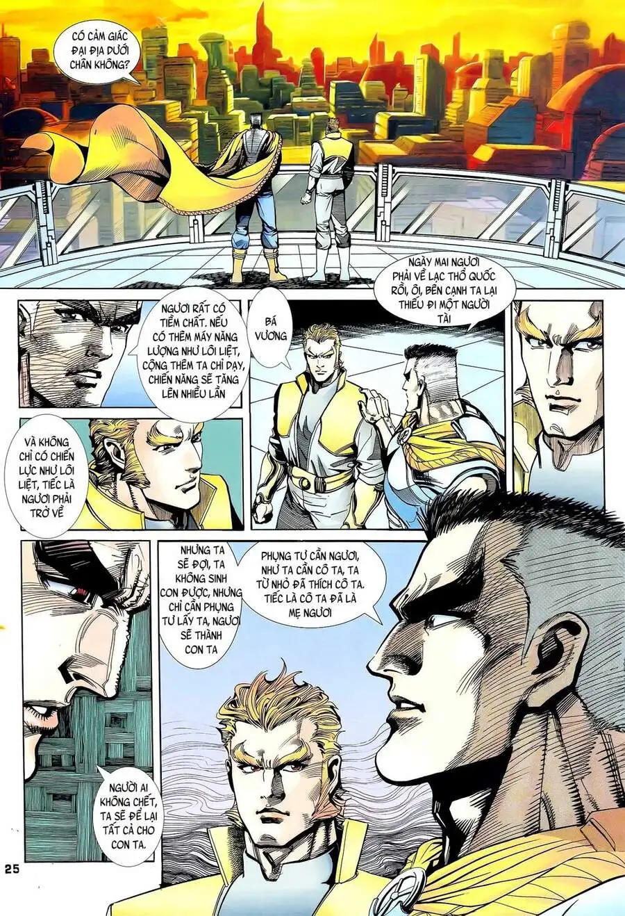 Truyện Tranh Long Hổ 5 Thế trang 8