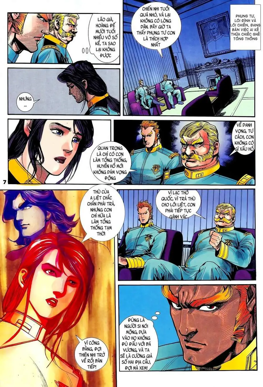 Truyện Tranh Long Hổ 5 Thế trang 8