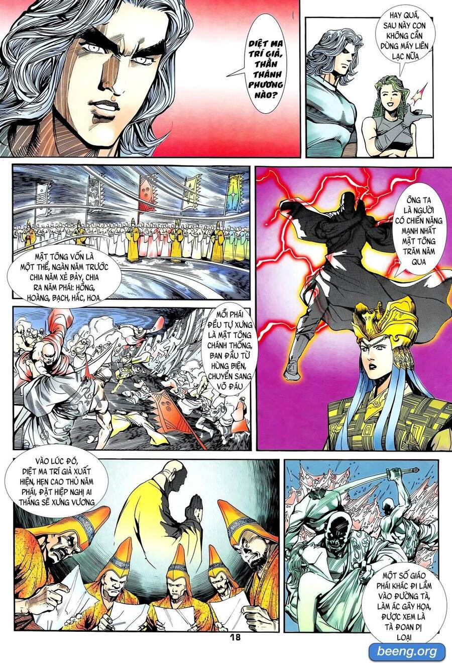 Truyện Tranh Long Hổ 5 Thế trang 8