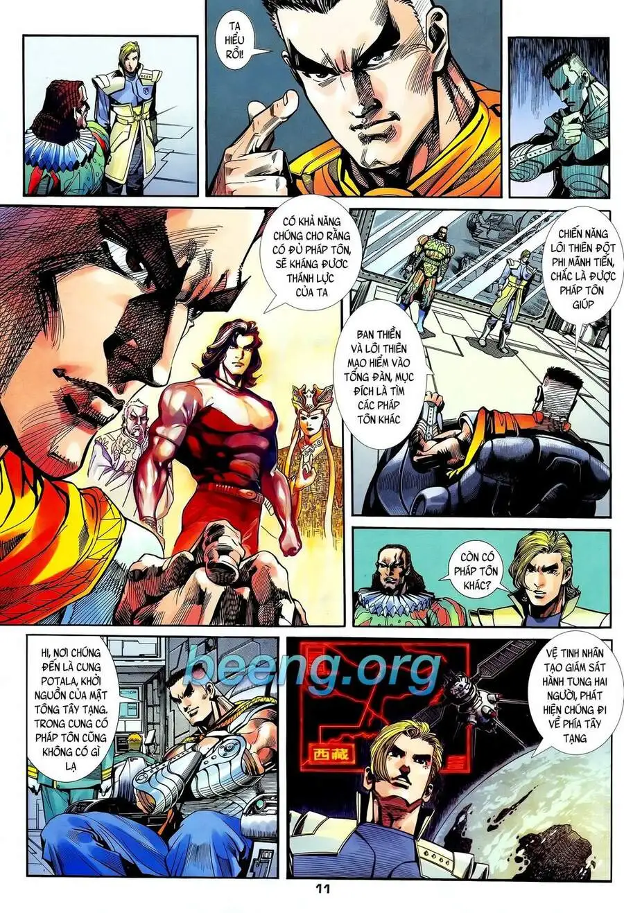 Truyện Tranh Long Hổ 5 Thế trang 8