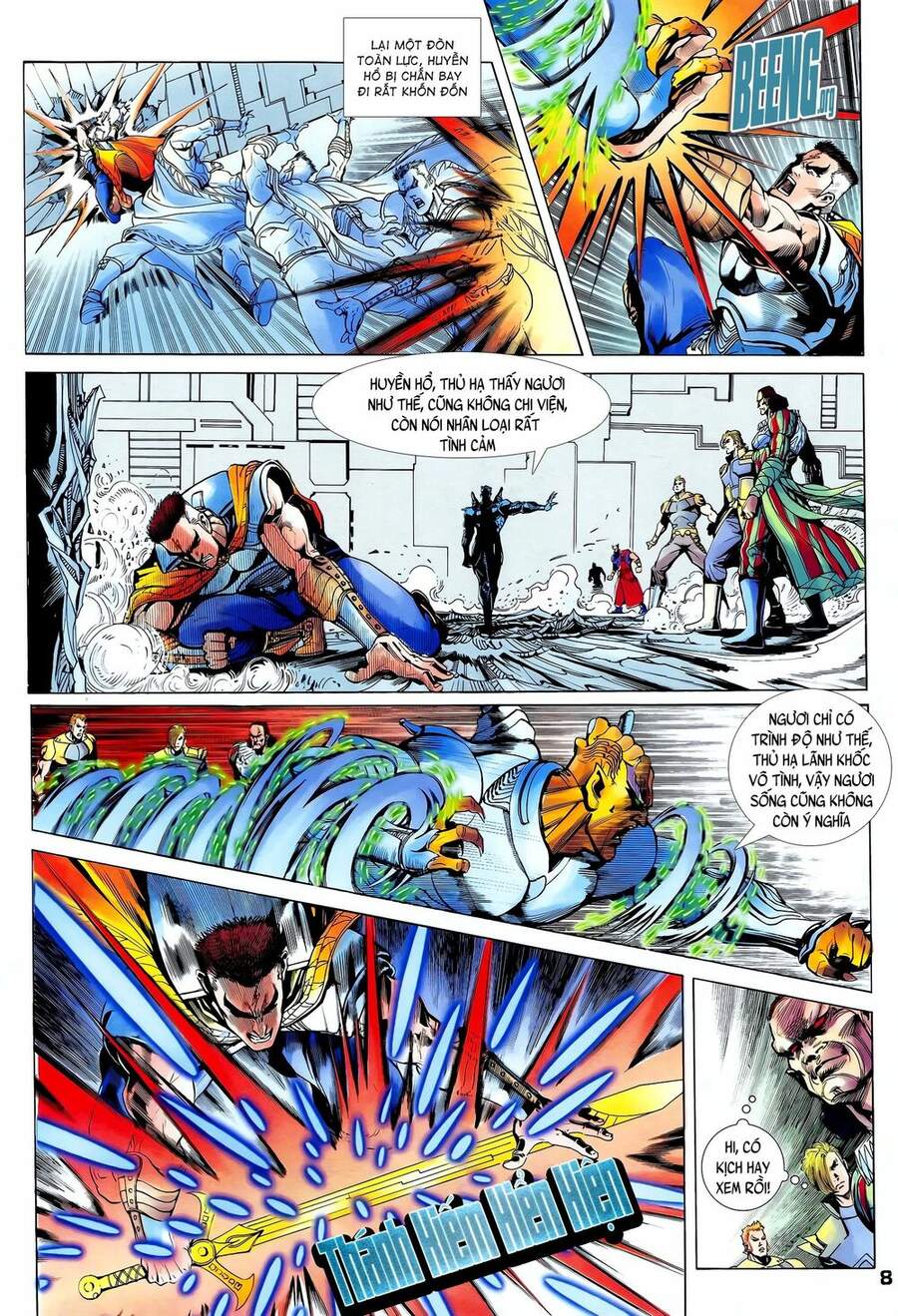 Truyện Tranh Long Hổ 5 Thế trang 8