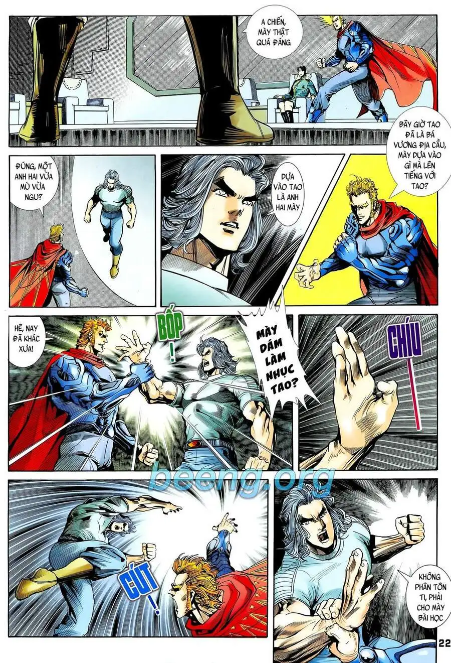 Truyện Tranh Long Hổ 5 Thế trang 8