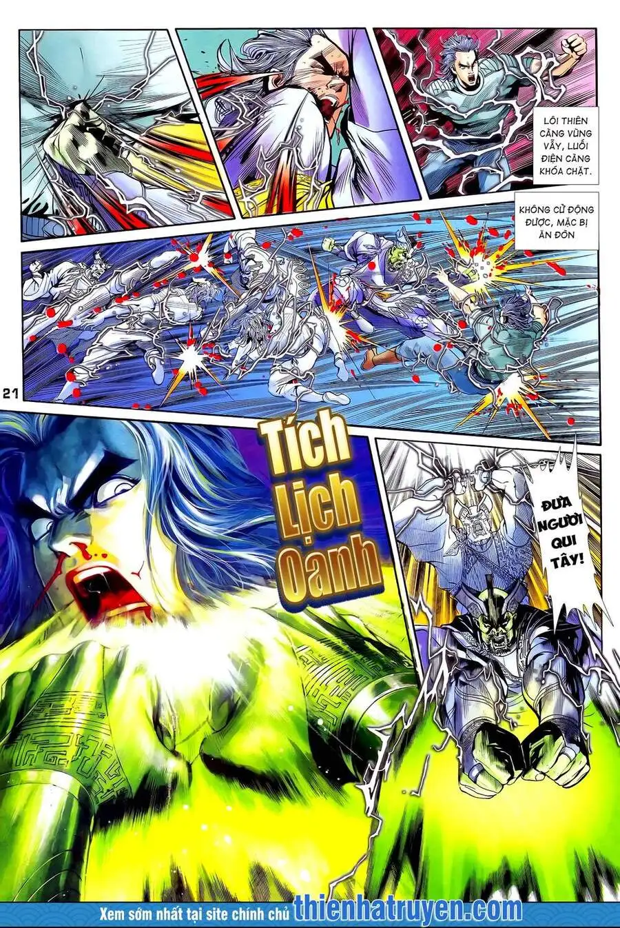 Truyện Tranh Long Hổ 5 Thế trang 8