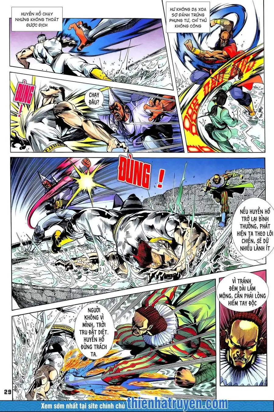 Truyện Tranh Long Hổ 5 Thế trang 8