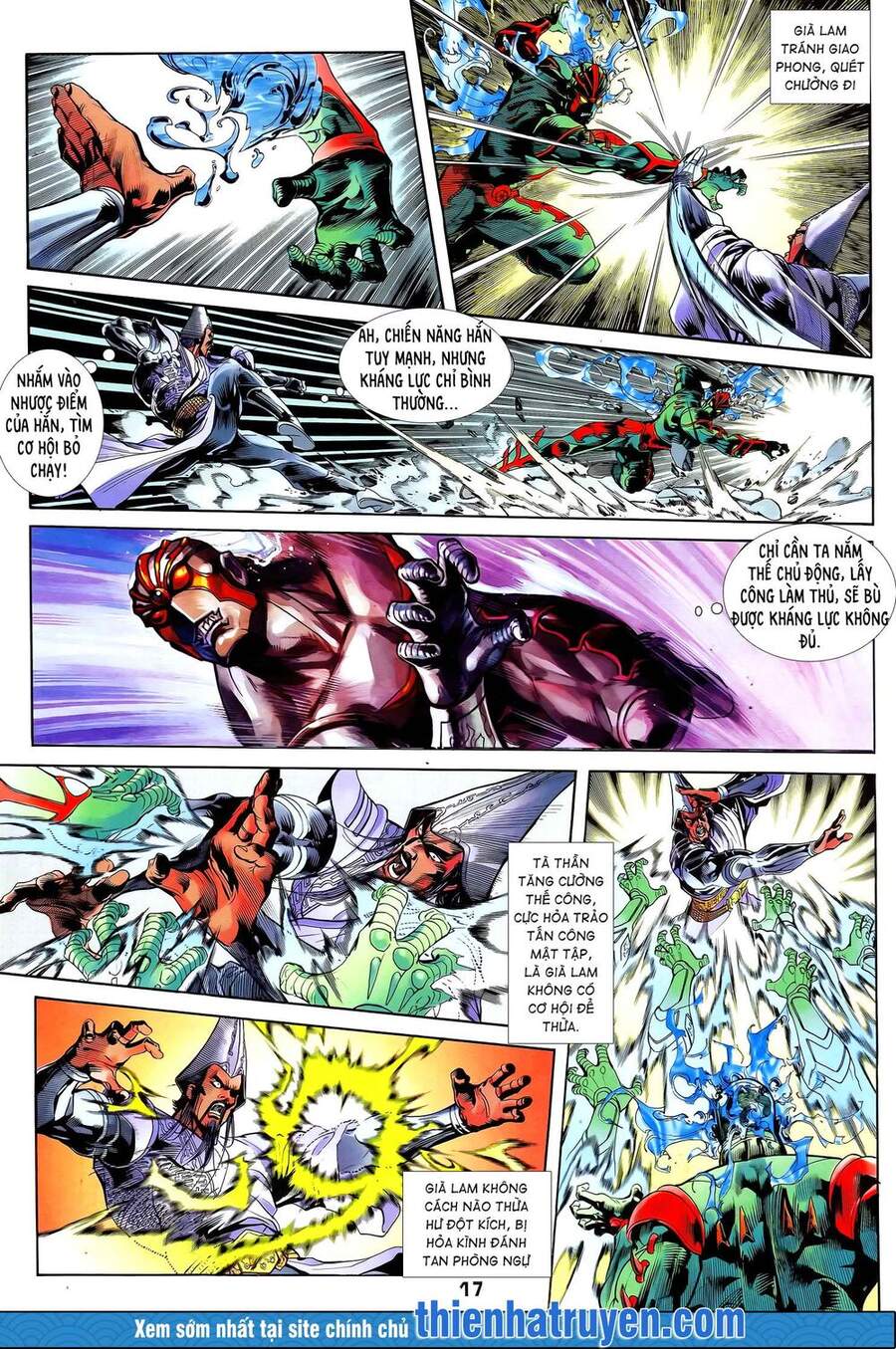 Truyện Tranh Long Hổ 5 Thế trang 8