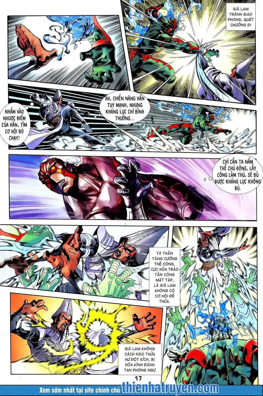 Truyện Tranh Long Hổ 5 Thế trang 8