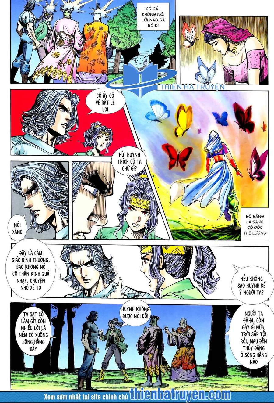 Truyện Tranh Long Hổ 5 Thế trang 8