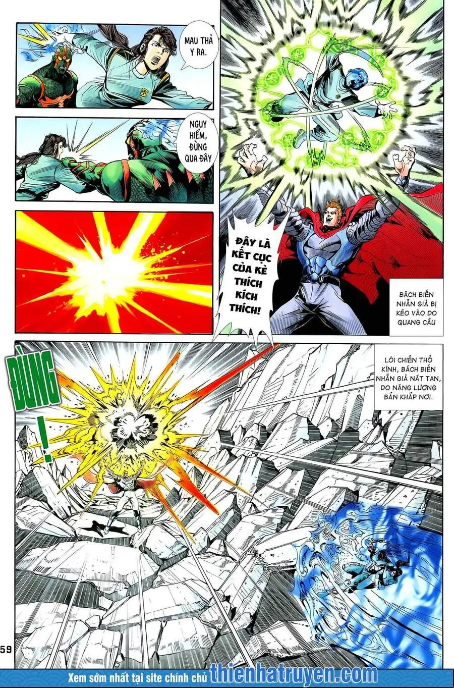 Truyện Tranh Long Hổ 5 Thế trang 8