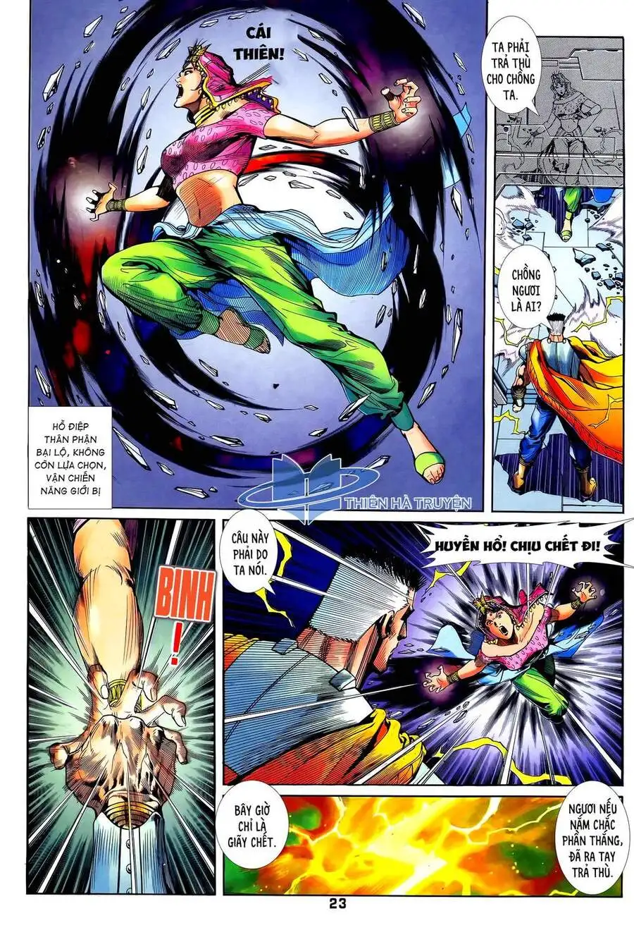 Truyện Tranh Long Hổ 5 Thế trang 8