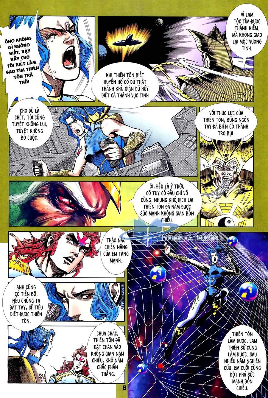 Truyện Tranh Long Hổ 5 Thế trang 8