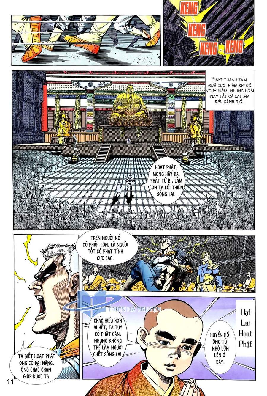 Truyện Tranh Long Hổ 5 Thế trang 8