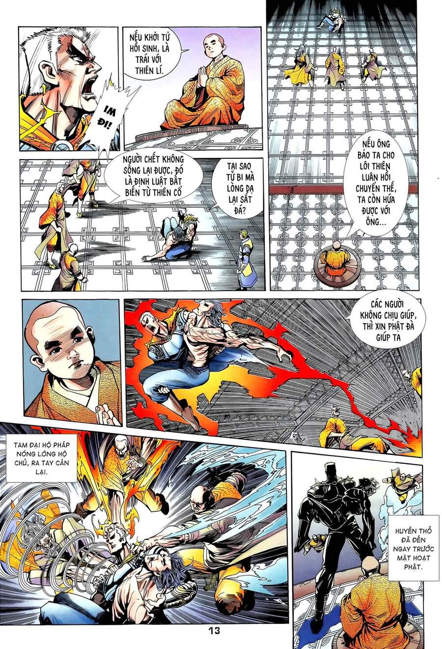 Truyện Tranh Long Hổ 5 Thế trang 8