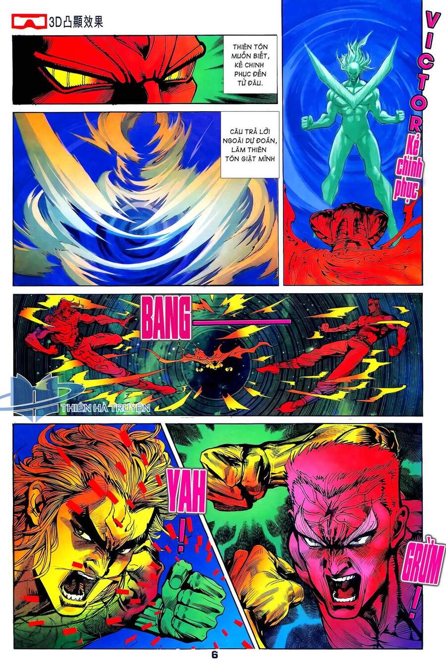 Truyện Tranh Long Hổ 5 Thế trang 8