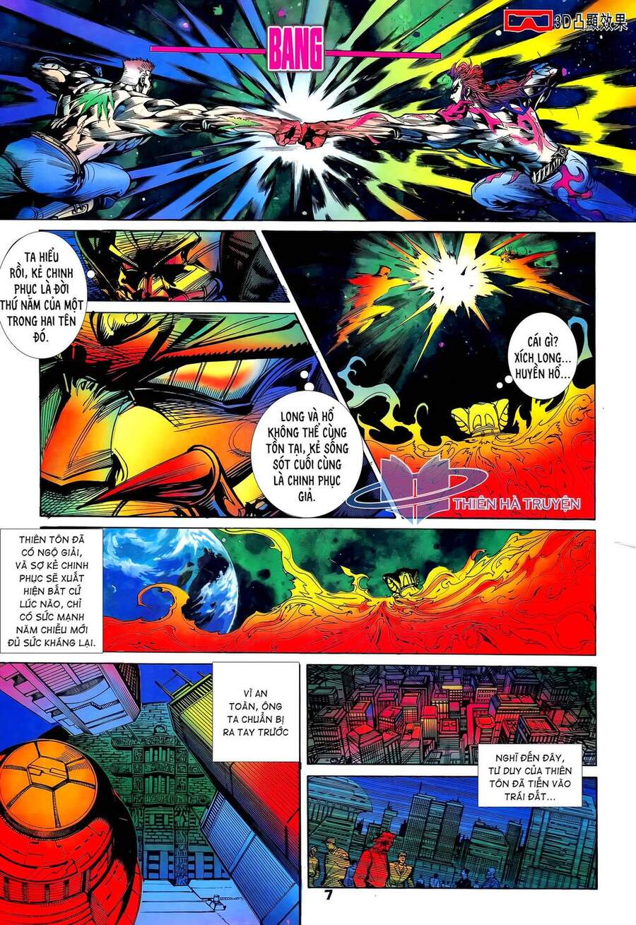 Truyện Tranh Long Hổ 5 Thế trang 8