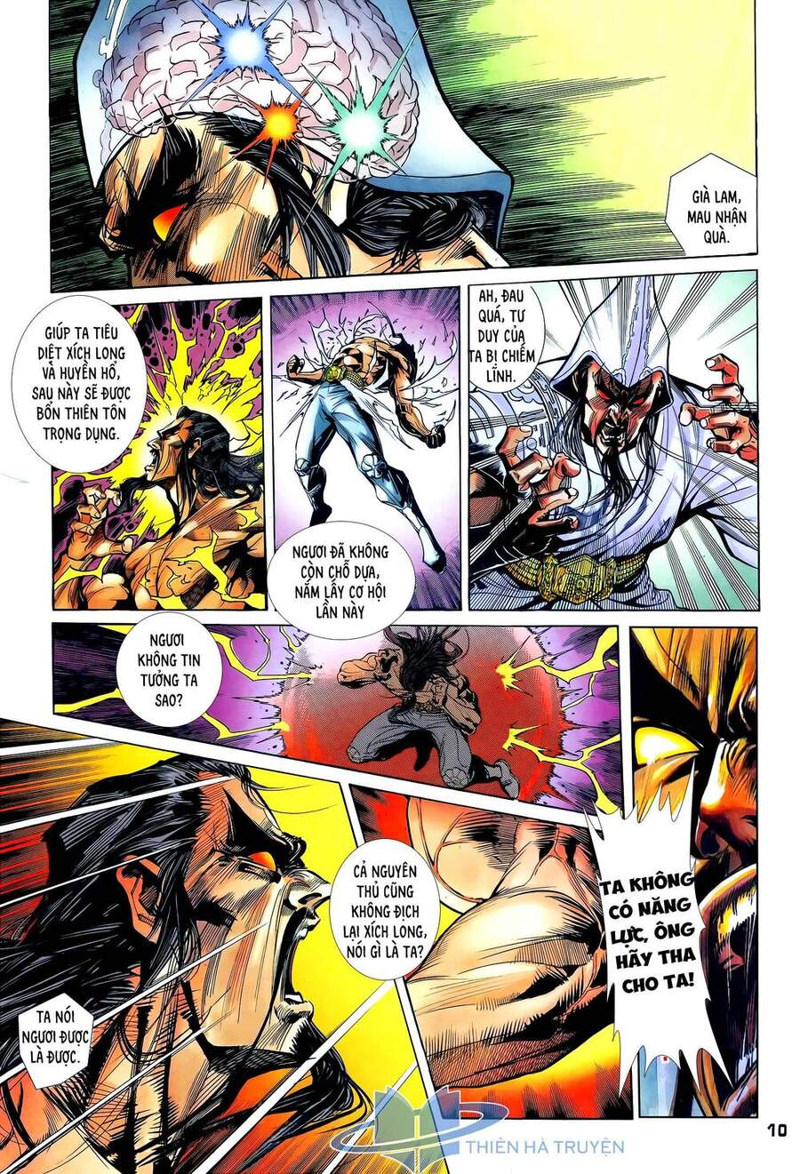 Truyện Tranh Long Hổ 5 Thế trang 8
