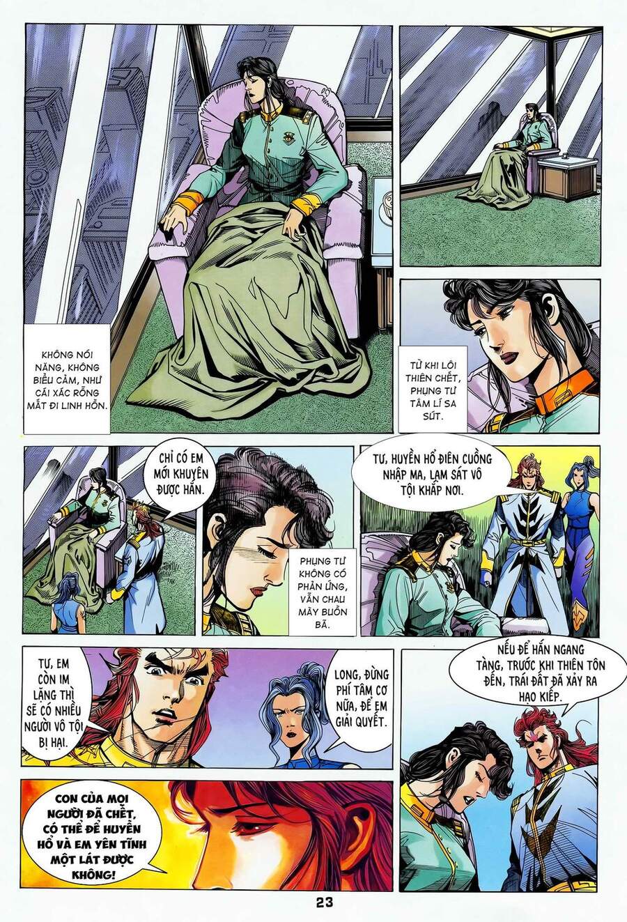 Truyện Tranh Long Hổ 5 Thế trang 8