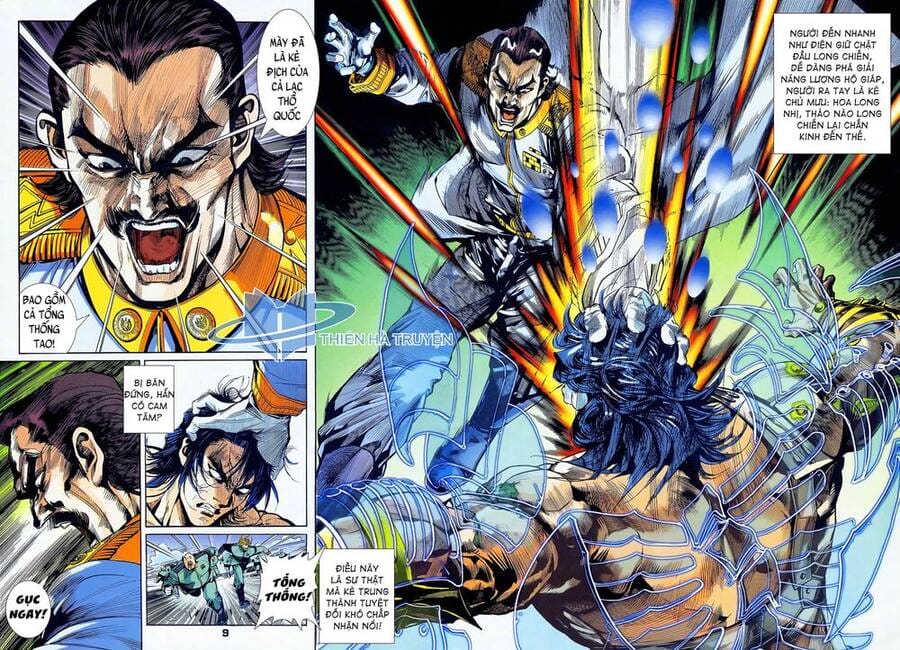 Truyện Tranh Long Hổ 5 Thế trang 8