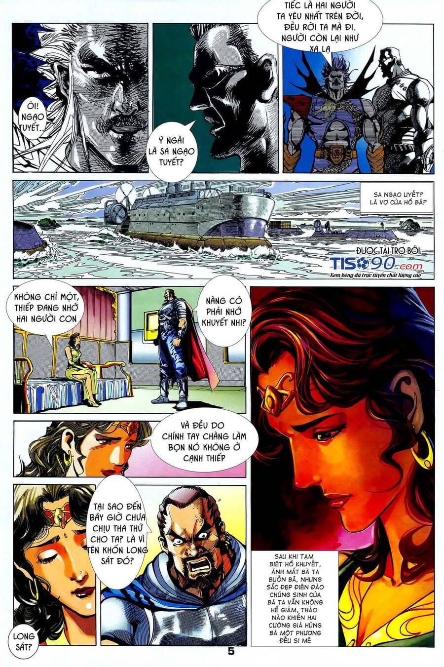 Truyện Tranh Long Hổ 5 Thế trang 8