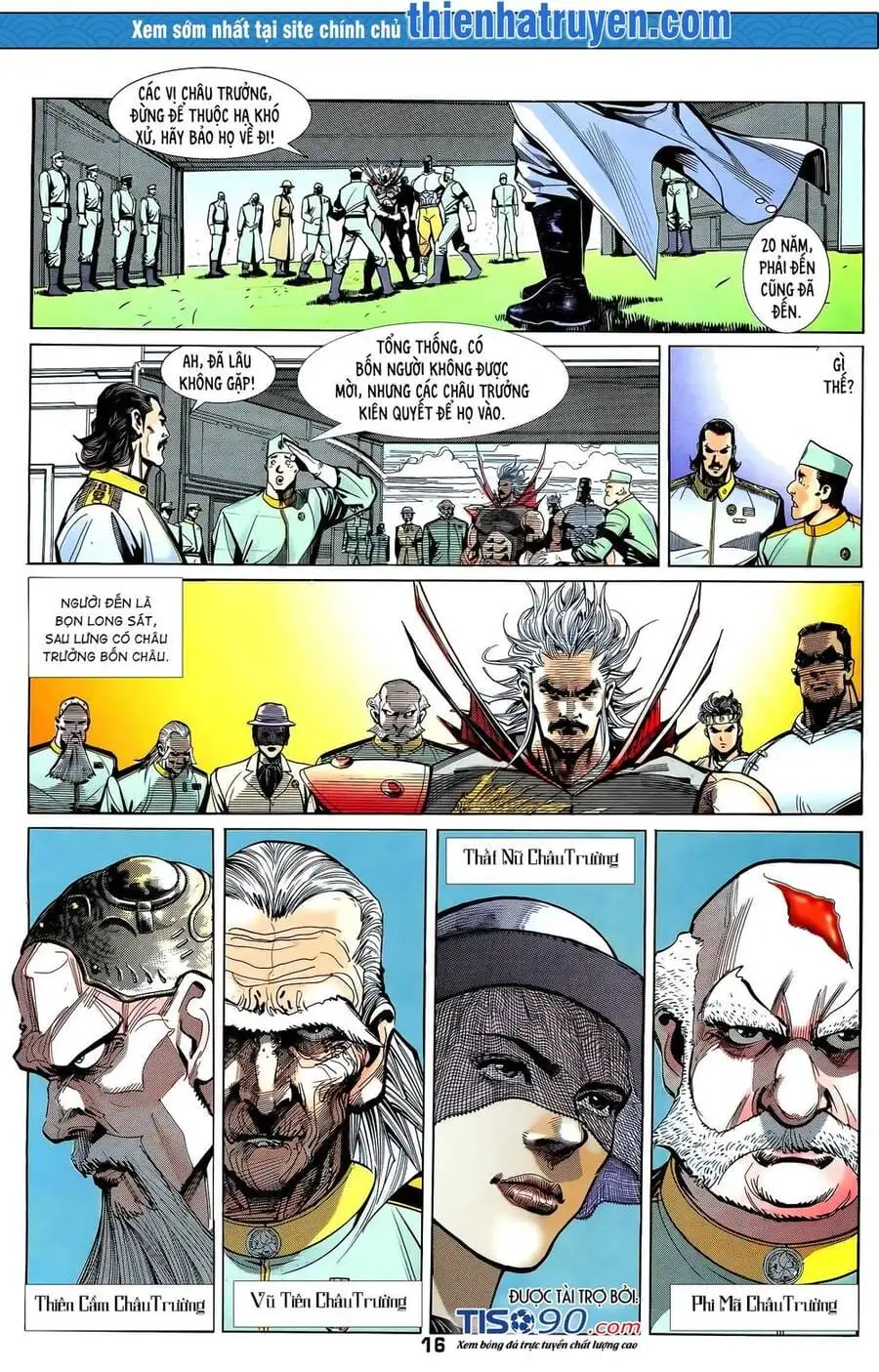 Truyện Tranh Long Hổ 5 Thế trang 8