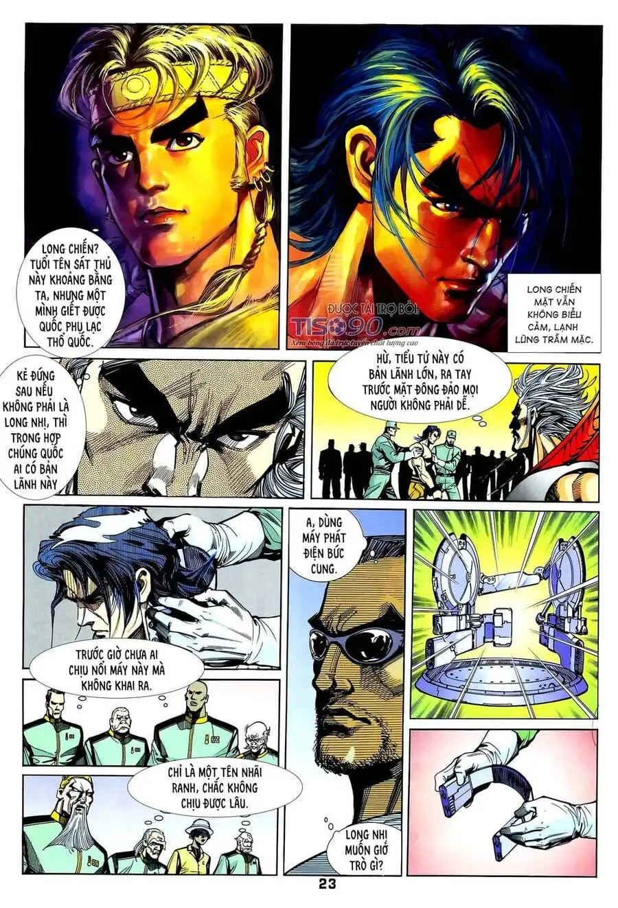 Truyện Tranh Long Hổ 5 Thế trang 8