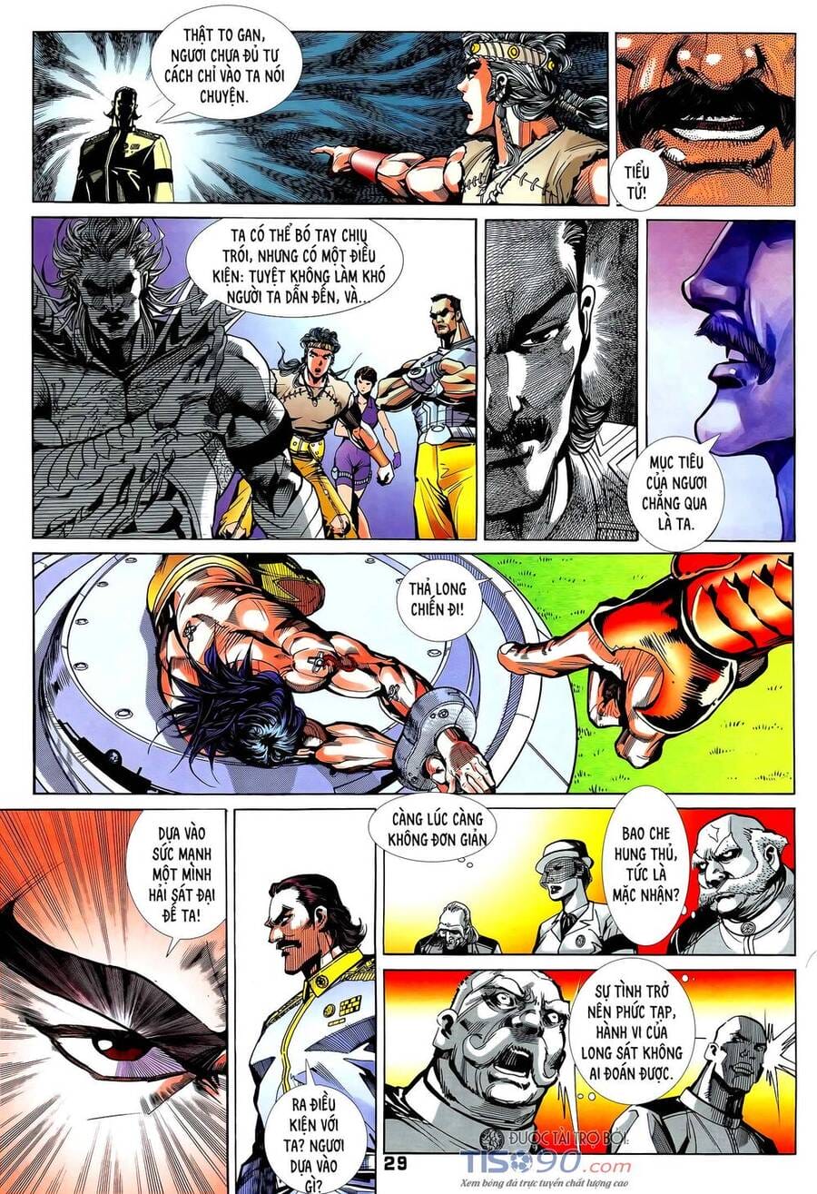 Truyện Tranh Long Hổ 5 Thế trang 8