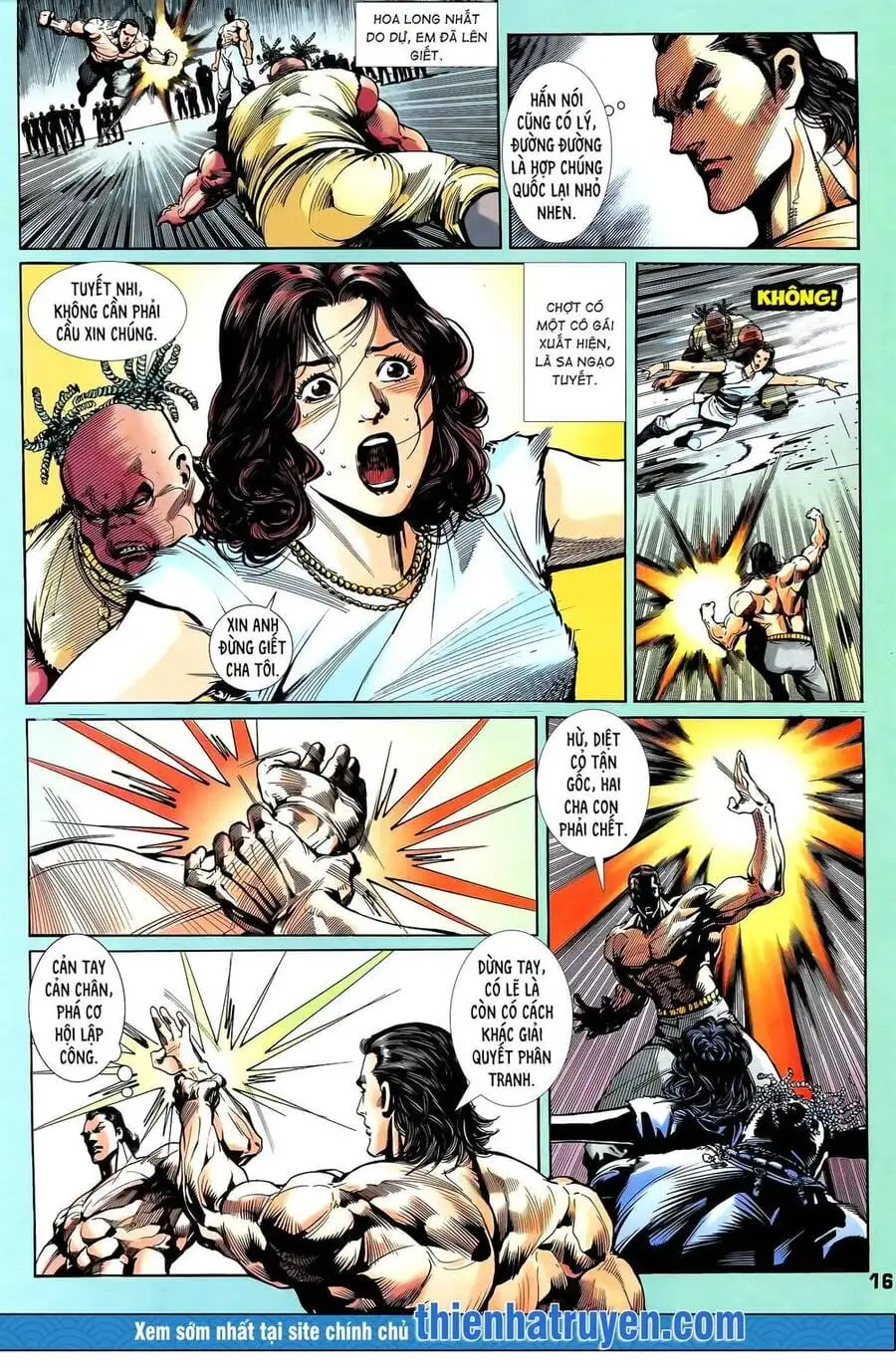 Truyện Tranh Long Hổ 5 Thế trang 8