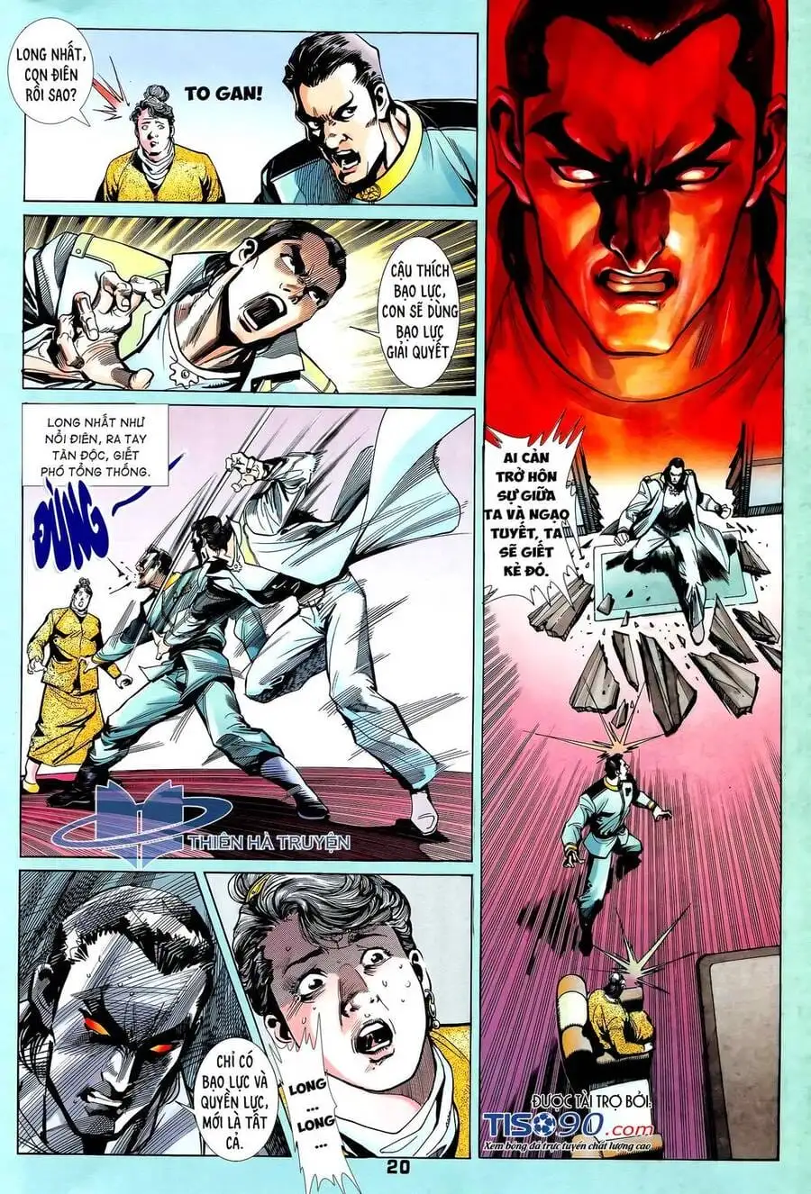 Truyện Tranh Long Hổ 5 Thế trang 8