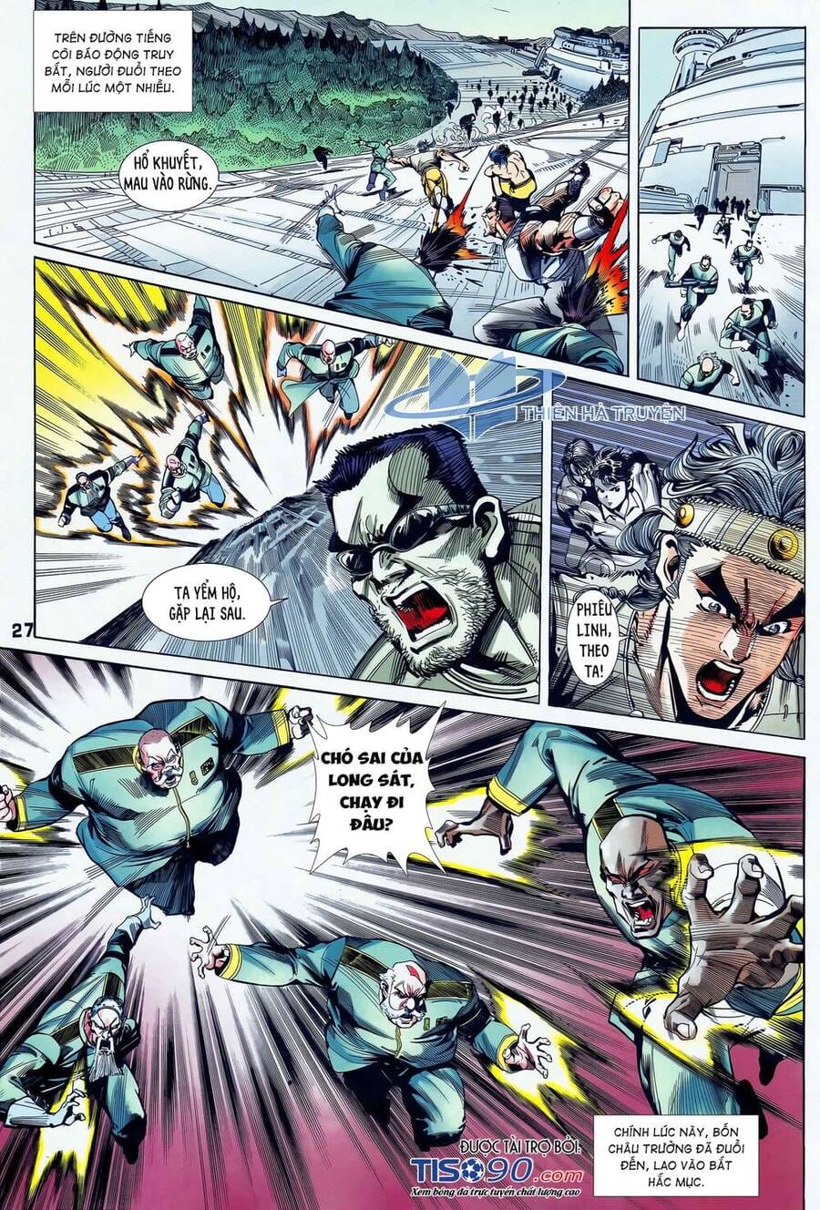 Truyện Tranh Long Hổ 5 Thế trang 8