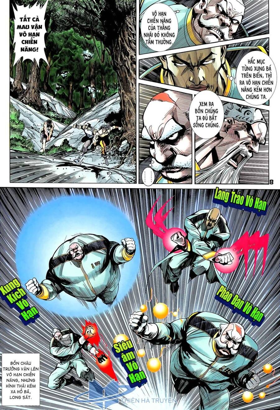 Truyện Tranh Long Hổ 5 Thế trang 8