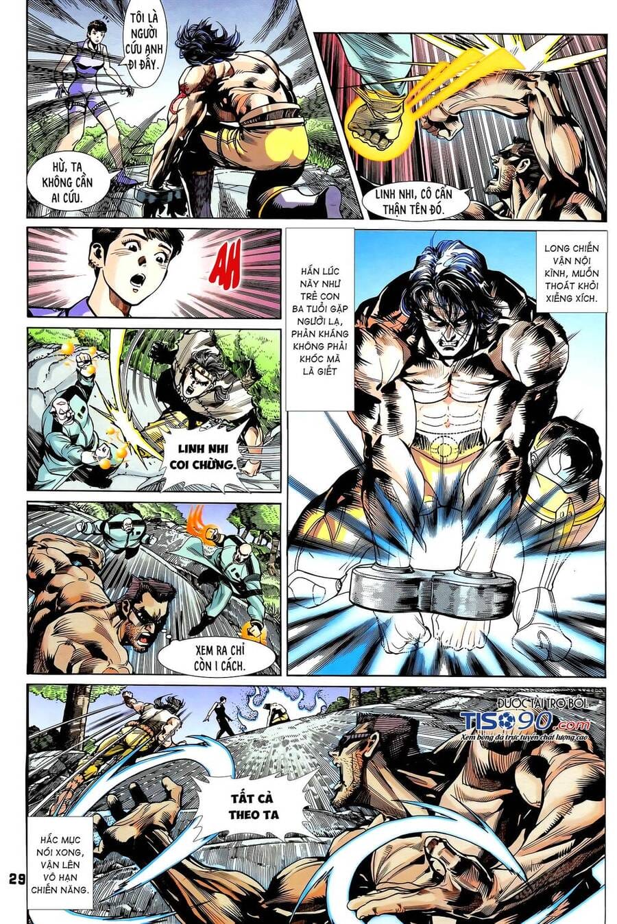 Truyện Tranh Long Hổ 5 Thế trang 8