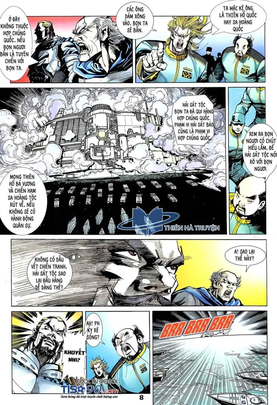 Truyện Tranh Long Hổ 5 Thế trang 8
