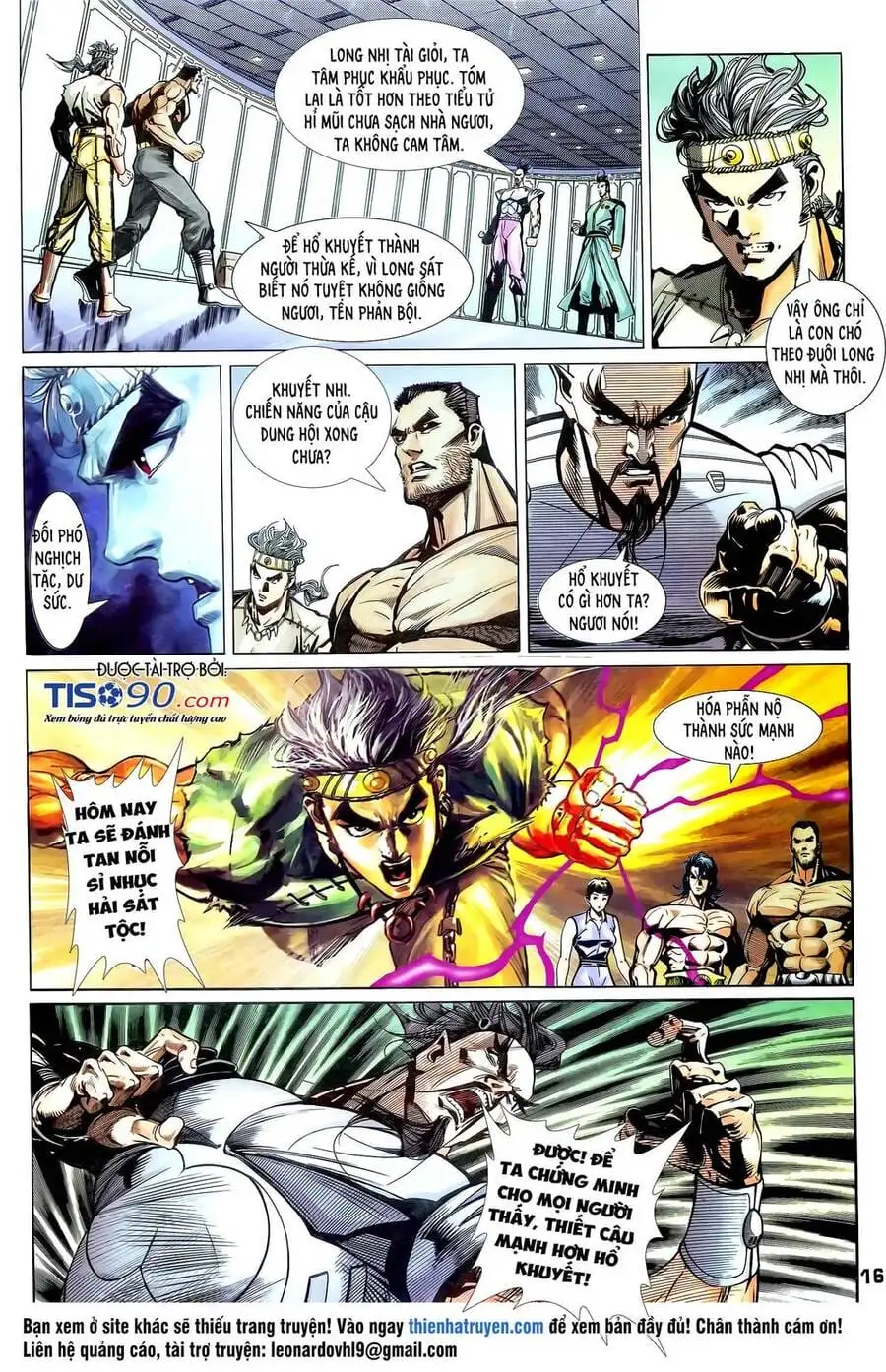 Truyện Tranh Long Hổ 5 Thế trang 8