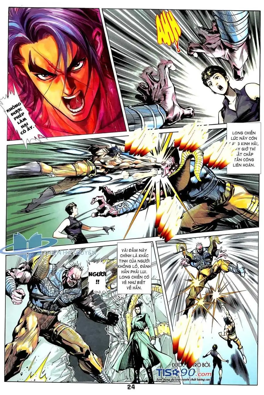 Truyện Tranh Long Hổ 5 Thế trang 8