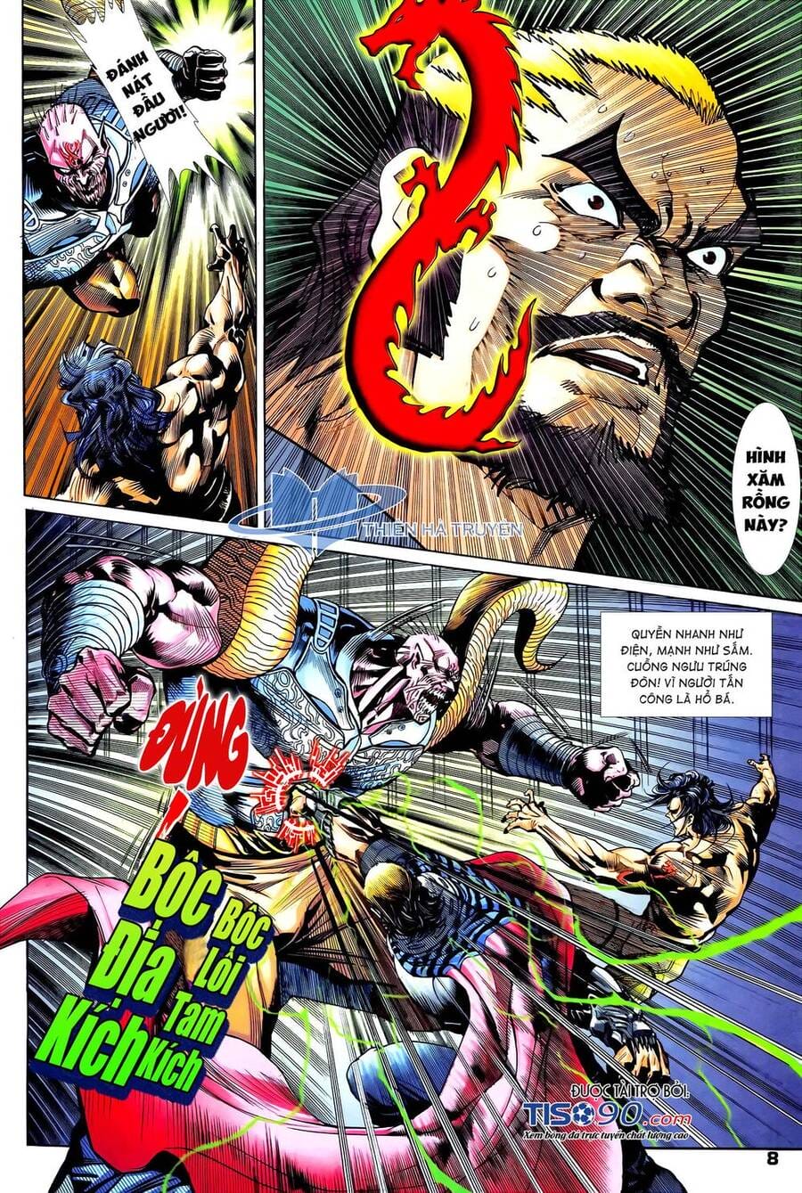 Truyện Tranh Long Hổ 5 Thế trang 8