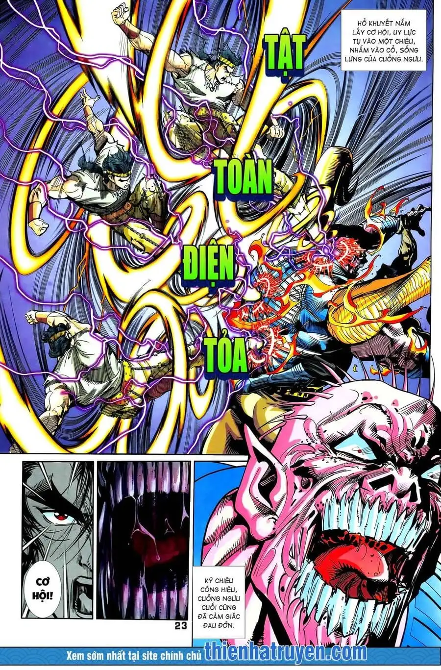 Truyện Tranh Long Hổ 5 Thế trang 8