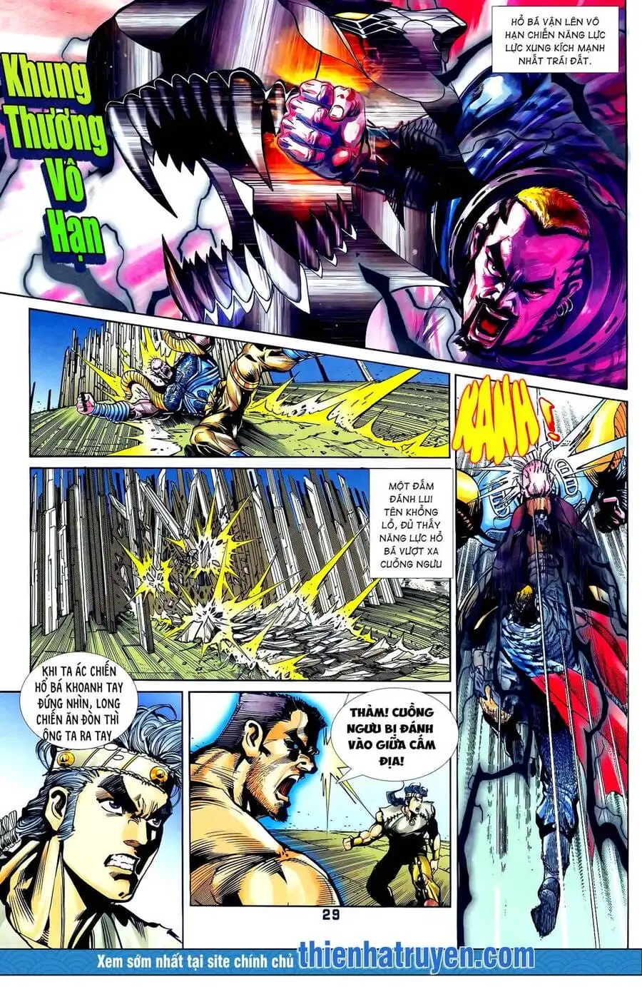 Truyện Tranh Long Hổ 5 Thế trang 8