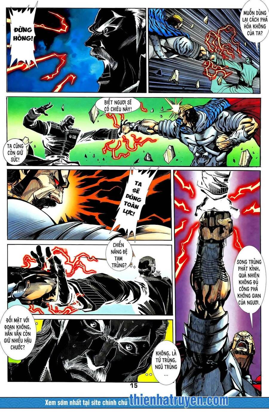 Truyện Tranh Long Hổ 5 Thế trang 8